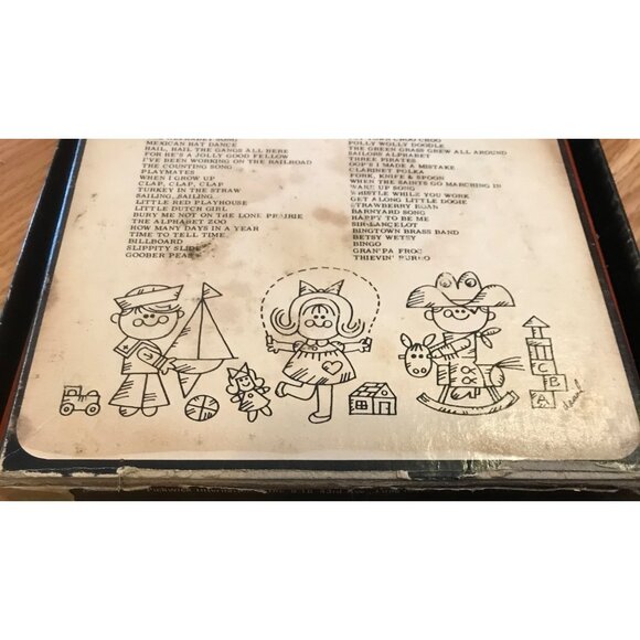 Party Playtime Songs Records Set of 12 Vintage 45 RPM 50 Songs With Original Box - Picture 4 of 7